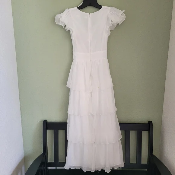 ASTR the Label Women's White Emporia Maxi Dress XS NWOT/Defect - Picture 6 of 12